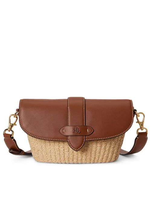 LYNDEN-SHOULDER BAG-SMALL LAUREN RALPH LAUREN | 431P10158001NATURAL/LAUREN TAN